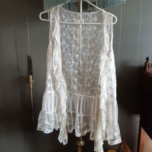 Lace vest